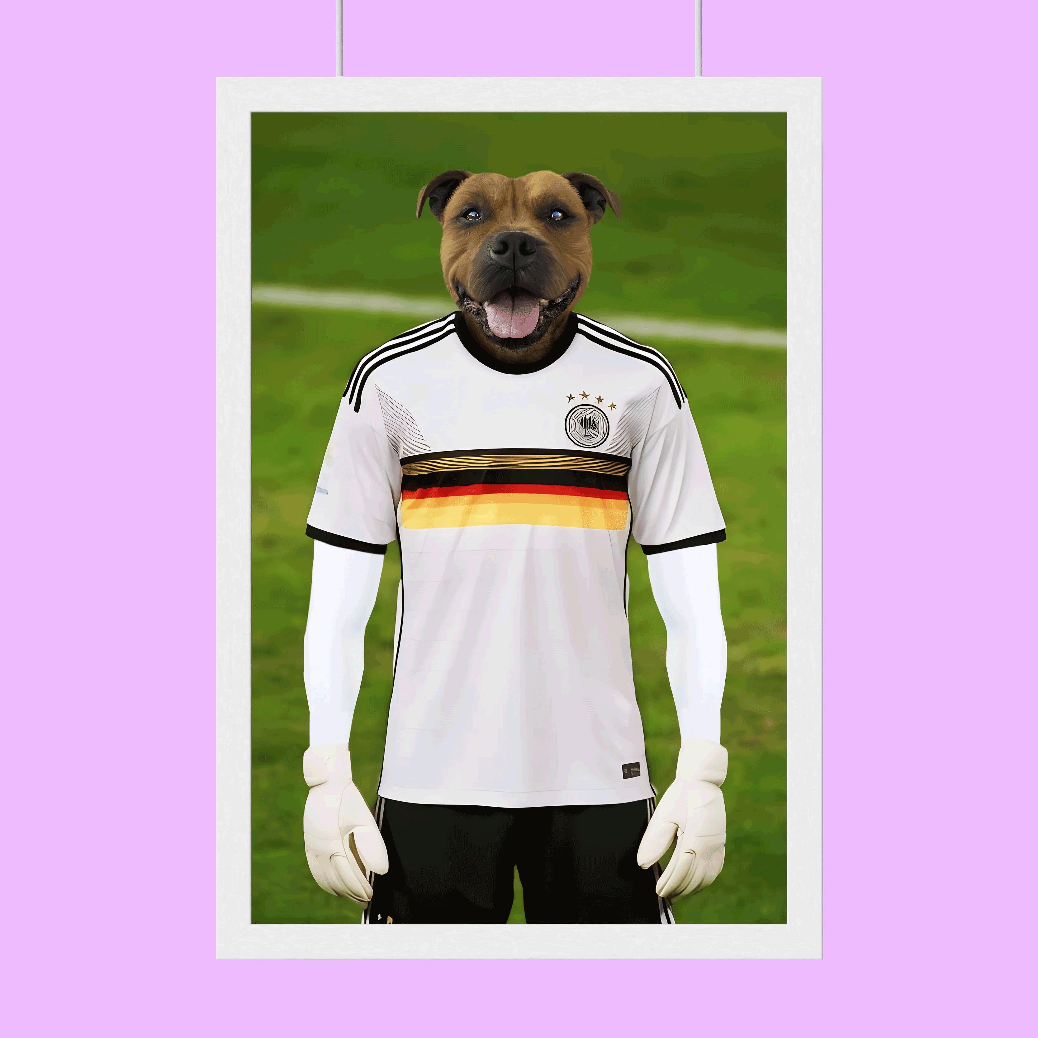 Football Player - Custom Pet Portrait